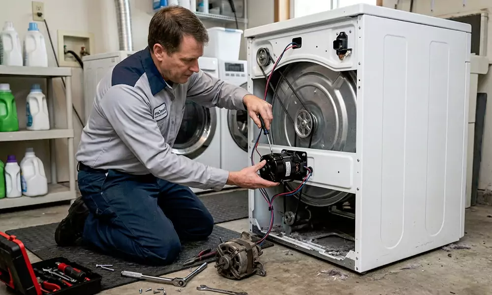Dryer Motor Replacement in Hudson, MA