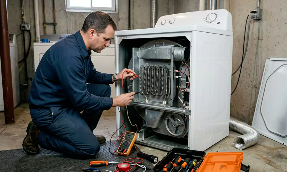 Dryer Not Heating Repair in Hudson, MA