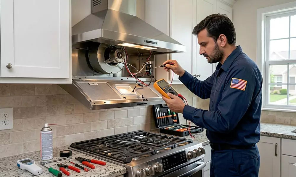 Range Hood Repair in Hudson, MA