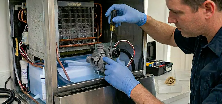 Commercial Ice Maker Water Pump Repair in Hudson