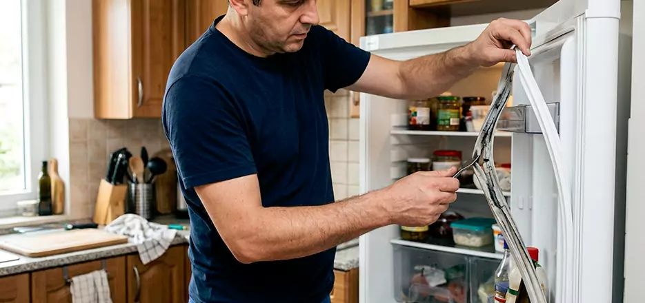 Replace Worn Refrigerator Seal in Hudson