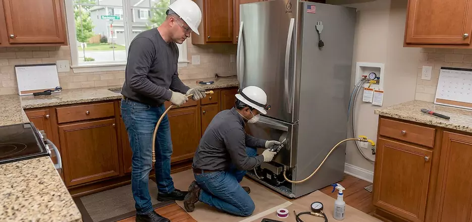 Propane Refrigerator Installation in Hudson
